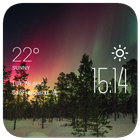 The aurora weather آئیکن