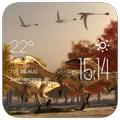 The dinosaur2 weather widget