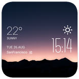 The hills dawn weather widget