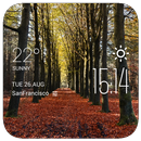 The maple leaf weather widget APK