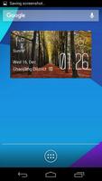 The maple leaf weather widget poster