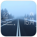 The road weather widget/clock APK