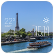 The Seine weather widget/clock