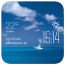 The ship weather widget/clock APK