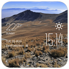 Toluca weather widget/clock icon