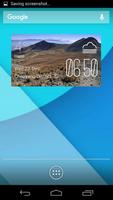 Toluca weather widget/clock poster