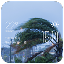 Typhoon weather widget/clock APK