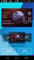 Uranus weather widget/clock screenshot 1