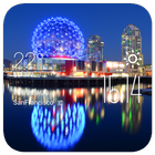 vancouver weather widget/clock biểu tượng