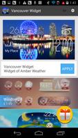 برنامه‌نما vancouver weather widget/clock عکس از صفحه