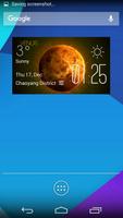 Venus weather widget/clock poster