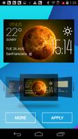 برنامه‌نما Venus weather widget/clock عکس از صفحه