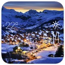 Alps Evening weather widget APK
