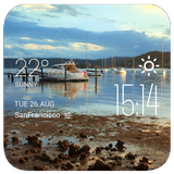 Gosford weather widget/clock icône