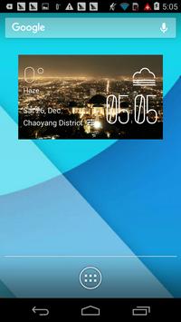 Griffith1 weather widget/clock poster