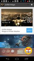 Griffith1 weather widget/clock تصوير الشاشة 2