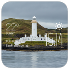 Icona Lismore weather widget/clock