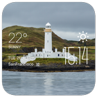 Lismore weather widget/clock أيقونة