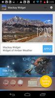 برنامه‌نما Mackay weather widget/clock عکس از صفحه