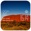 Mildura weather widget/clock