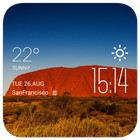 Mildura weather widget/clock-icoon