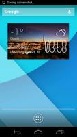 Mount Isa weather widget/clock poster