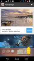 2 Schermata Perth weather widget/clock