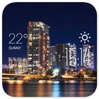 Southport weather widget/clock icône