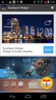 Southport weather widget/clock syot layar 2