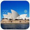 Sydney weather widget/clock