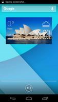 Sydney weather widget/clock Cartaz