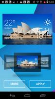 Sydney weather widget/clock captura de pantalla 1
