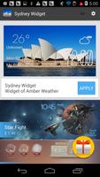 Sydney weather widget/clock imagem de tela 2