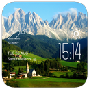 Alps weather widget/clock APK