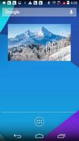Alps Winter weather widget ポスター