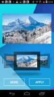 Alps Winter weather widget اسکرین شاٹ 1