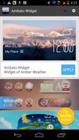 برنامه‌نما Ambato weather widget/clock عکس از صفحه