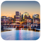 Arlington weather widget/clock icon