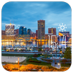 Baltimore weather widget/clock