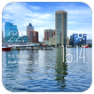 Baltimore weather widget/clock