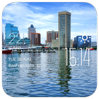 Baltimore weather widget/clock icon