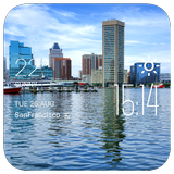 Baltimore weather widget/clock icon