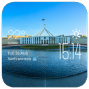 Canberra Weather Widget/Clock APK