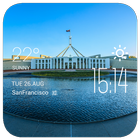 Canberra Weather Widget/Clock icon