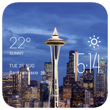 Seattle Weather Widget/Clock