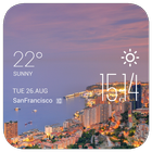 Coast City weather widget Zeichen