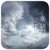 Cloudy weather widget/clock APK