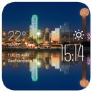 Dallas weather widget/clock APK