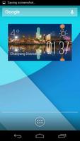 Dallas weather widget/clock โปสเตอร์