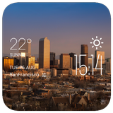 denver weather widget/clock icon